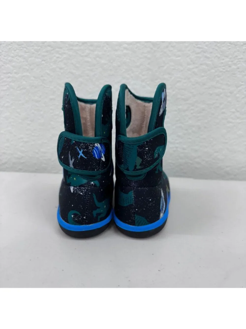 Baby Bogs II Jurassic Dino Waterproof Winter Rain Snow Boots Shoes Toddler sz 8